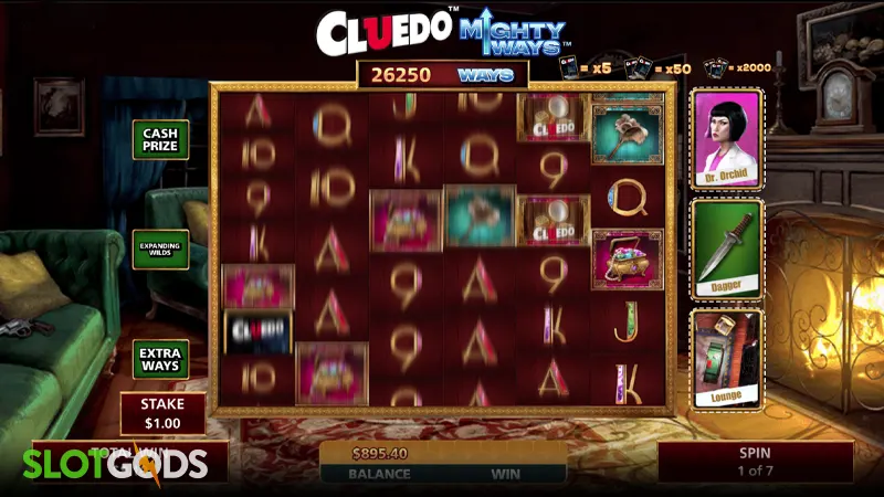 Cluedo MightyWays Slot - Screenshot 3