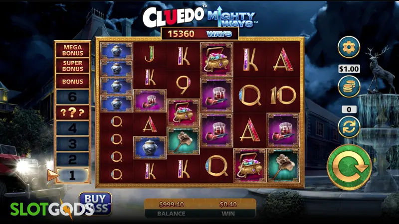 Cluedo MightyWays Slot - Screenshot 1