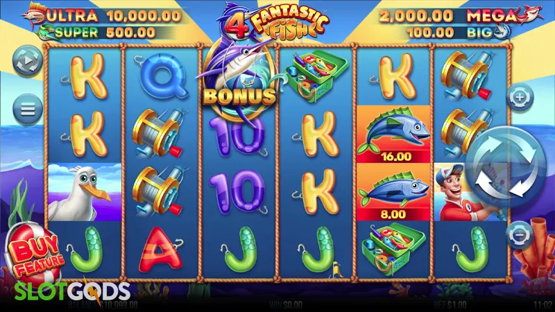 4 Fantastic Fish Online Slot by 4ThePlayer