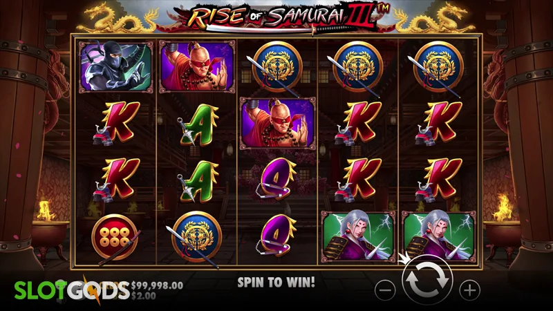 Rise of Samurai III Slot - Screenshot 1