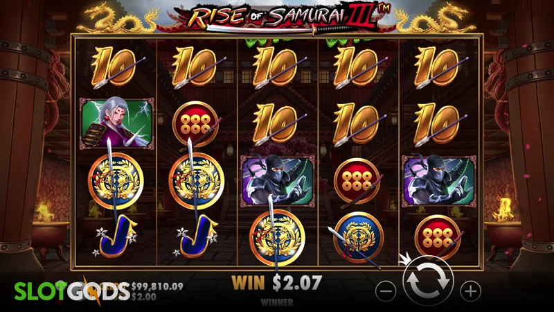 Rise of Samurai III Slot - Screenshot 4