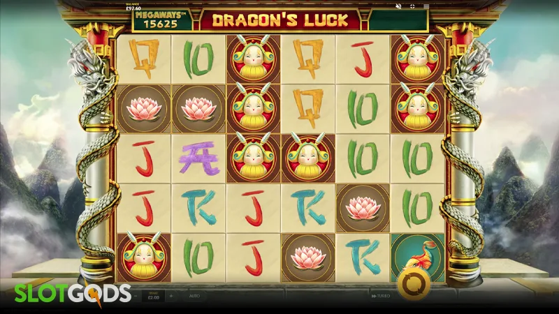 Dragon's Luck Megaways Slot - Screenshot 2