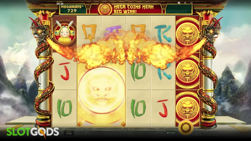Dragon's Luck Megaways Slot - Screenshot 3