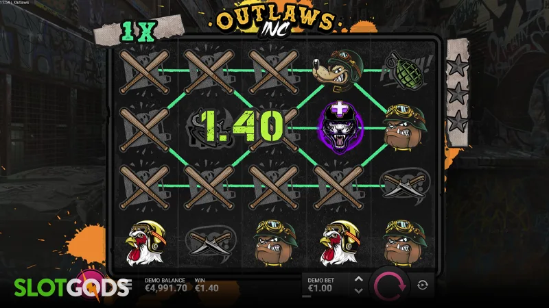 Outlaws Inc Slot - Screenshot 2