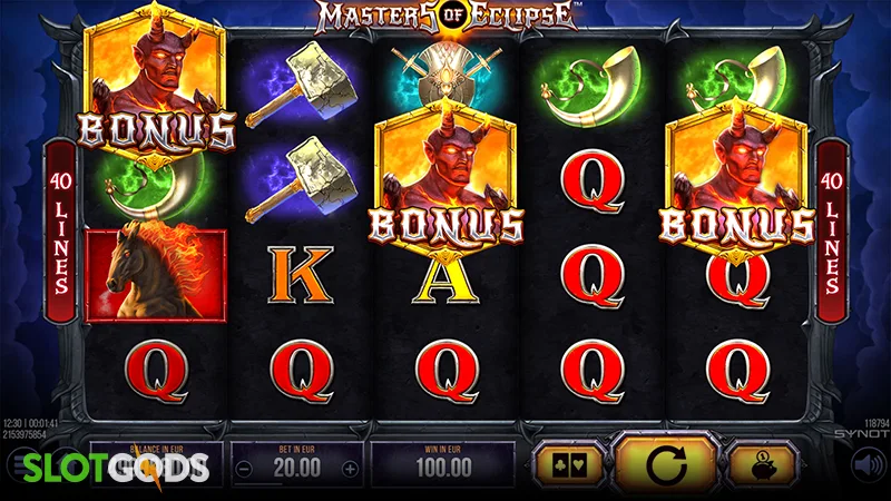 Masters of Eclipse Slot - Screenshot 1