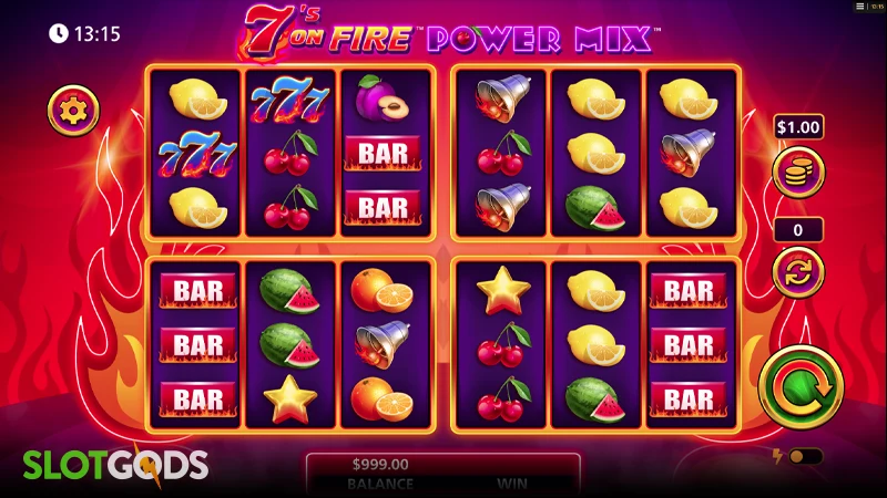 7s on Fire Power Mix Online Slot by Light & Wonder
