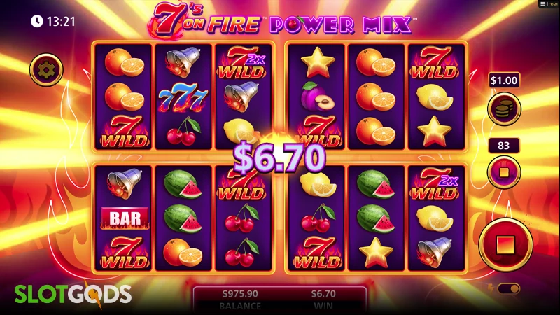 7s on Fire Power Mix Slot - Screenshot 3