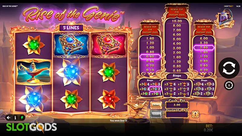 Rise of the Genie Slot - Screenshot 1