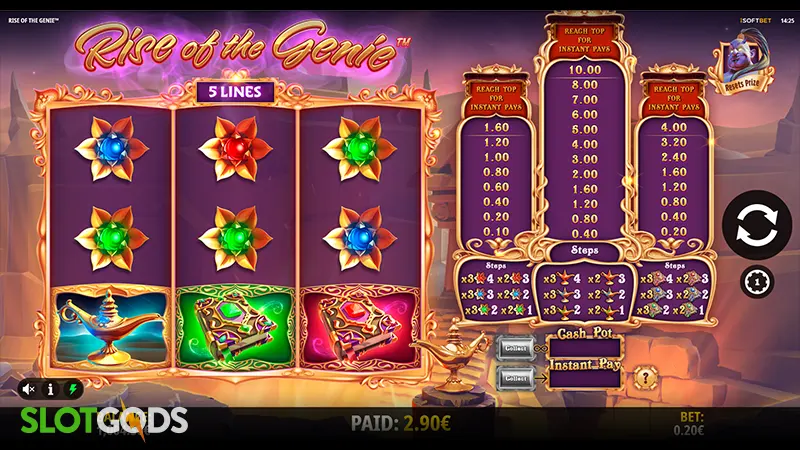 Rise of the Genie Slot - Screenshot 4