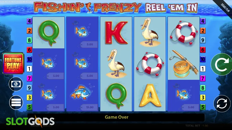 Fishin' Frenzy: Reel 'Em In Fortune Play Slot - Screenshot 1