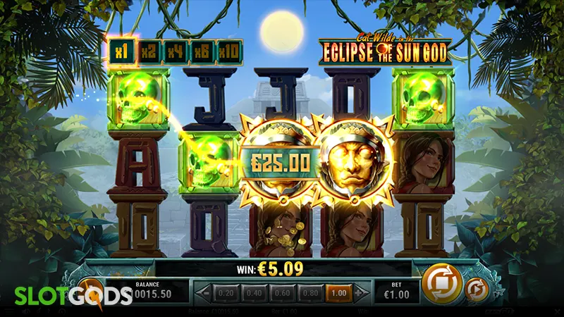 Cat Wilde in the Eclipse of the Sun God Slot - Screenshot 3