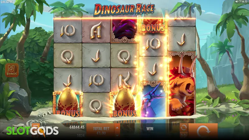 Dinosaur Rage Slot - Screenshot 1