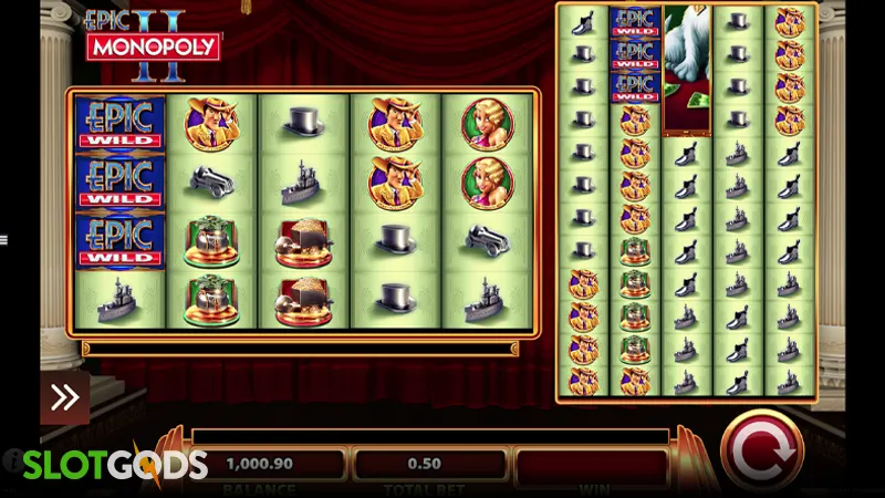 Epic Monopoly II Slot - Screenshot 1