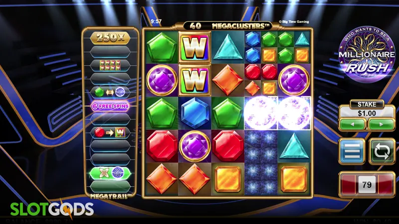 Millionaire Rush Megaclusters Slot - Screenshot 2