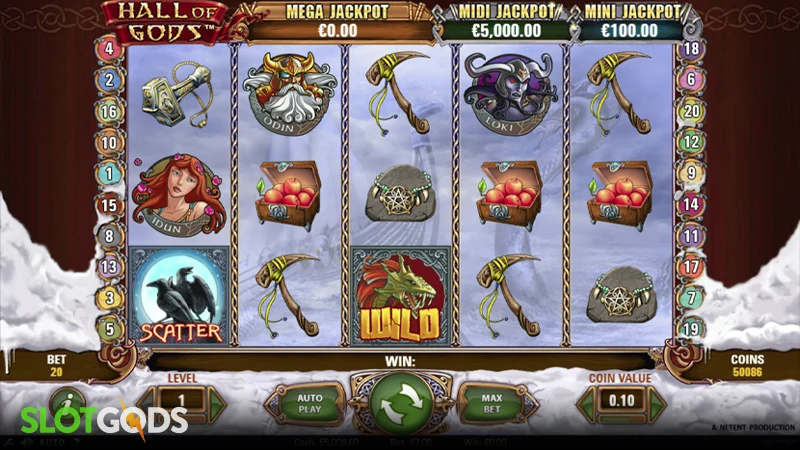 Hall of Gods Slot - Screenshot 1