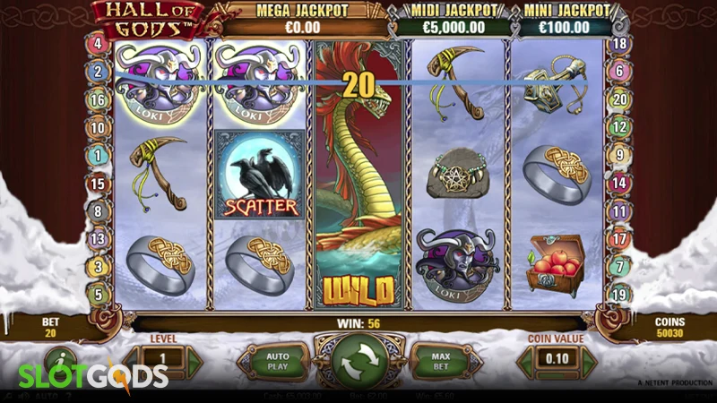 Hall of Gods Slot - Screenshot 2
