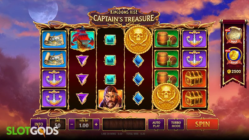 Kingdoms Rise: Captain's Treasure Slot - Screenshot 1