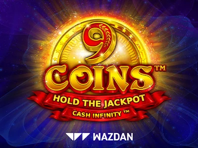 9 Coins™ features 4 fixed jackpots and adjustable volatility