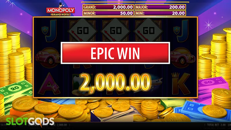 Monopoly Grand Hotel Online Casino Slot Game