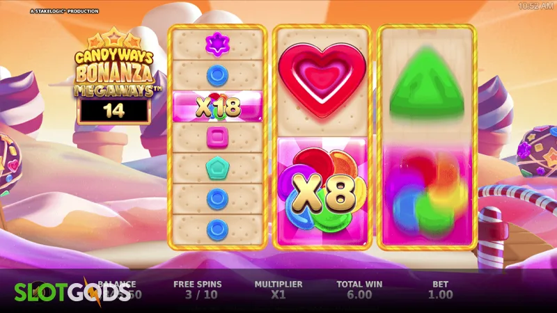 Candyways Bonanza Megaways Slot - Screenshot 2