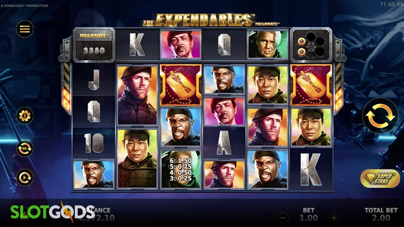 The Expendables Megaways Online Slot by Stakelogic
