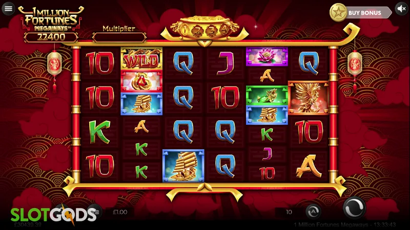 1 Million Fortunes Megaways Slot - Screenshot 1
