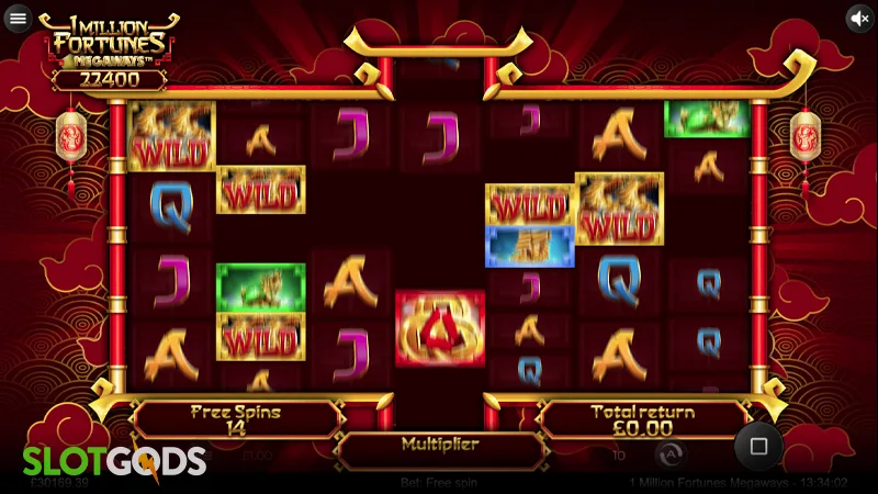 1 Million Fortunes Megaways Slot - Screenshot 2