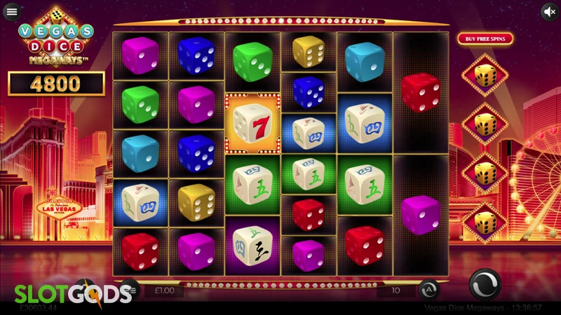 Vegas Dice Megaways Slot - Screenshot 1