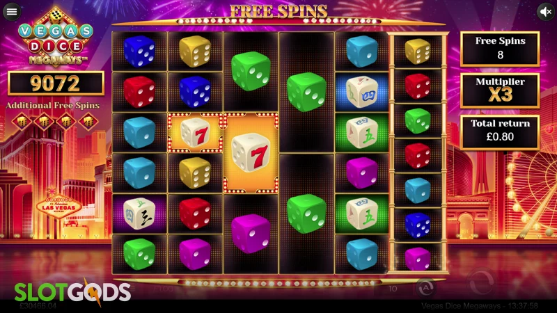 Vegas Dice Megaways Slot - Screenshot 2
