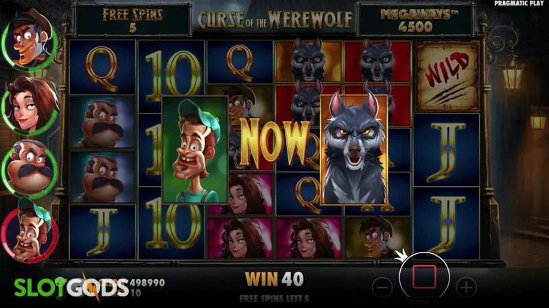 Curse of the Werewolf Megaways Slot - Screenshot 3