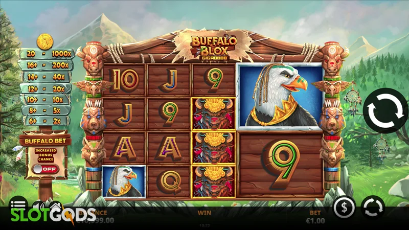 Buffalo Blox Gigablox Slot - Screenshot 1