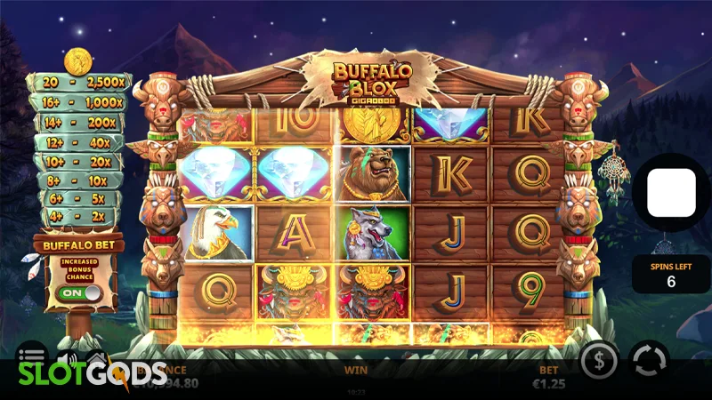 Buffalo Blox Gigablox Slot - Screenshot 3