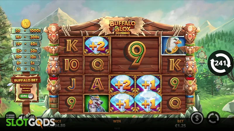 Buffalo Blox Gigablox Slot - Screenshot 2