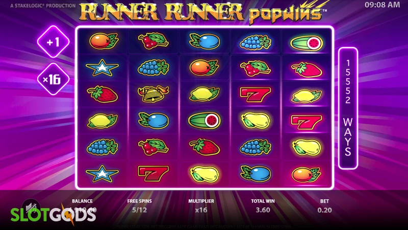 Runner Runner PopWins Slot - Screenshot 3