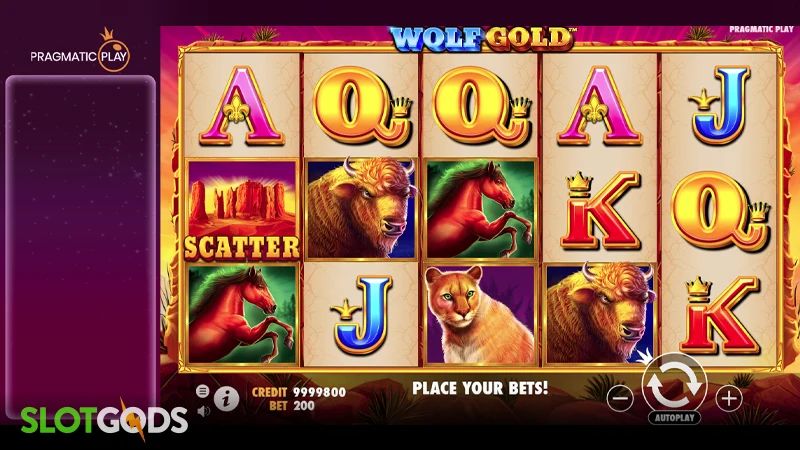 Wolf Gold Power Jackpot Slot - Screenshot 1