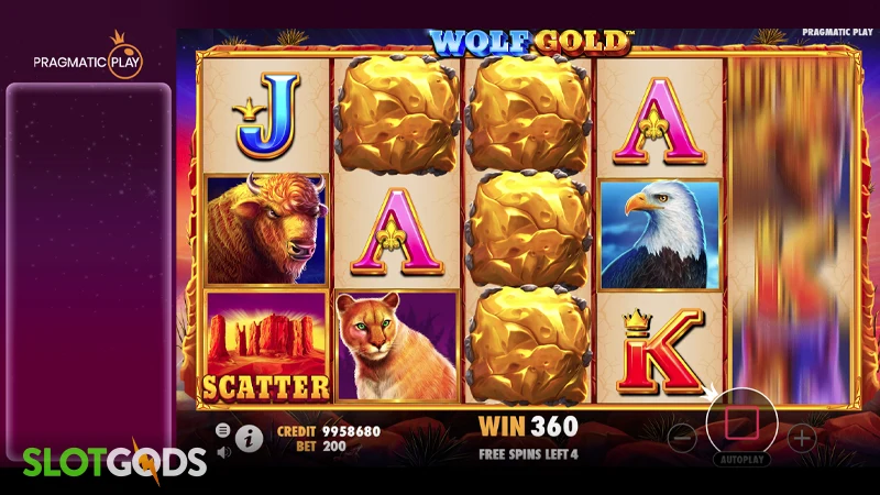 Wolf Gold Power Jackpot Slot - Screenshot 2