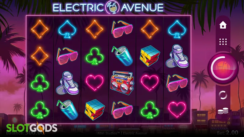 Electric Avenue Slot - Screenshot 1