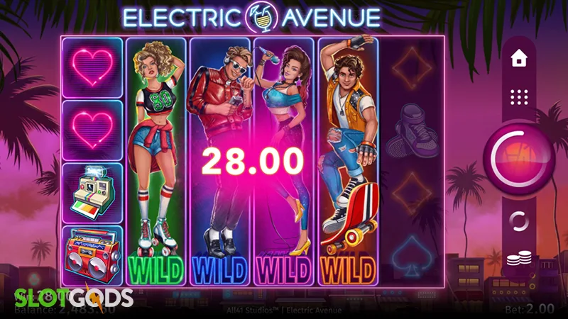 Electric Avenue Slot - Screenshot 2