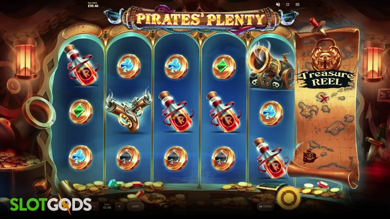 Pirates' Plenty: The Sunken Treasure Slot - Screenshot 