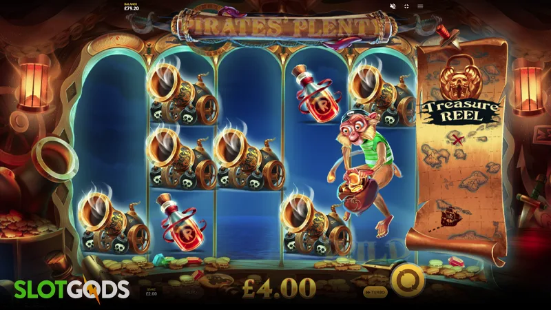 Pirates' Plenty: The Sunken Treasure Slot - Screenshot 2
