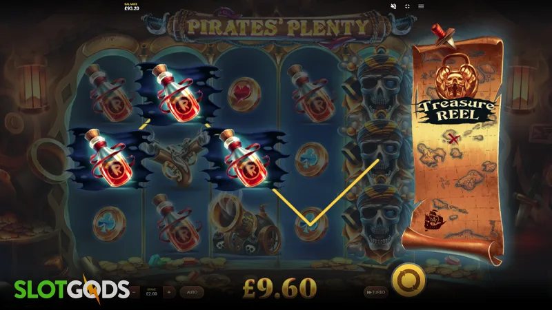 Pirates' Plenty: The Sunken Treasure Slot - Screenshot 3