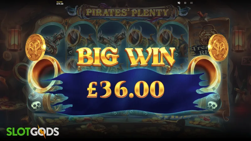 Pirates' Plenty: The Sunken Treasure Slot - Screenshot 4