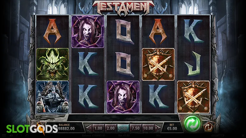 Testament Slot - Screenshot 1