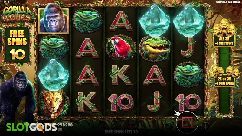 Gorilla Mayhem Slot - Screenshot 2