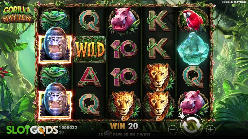Gorilla Mayhem Slot - Screenshot 3