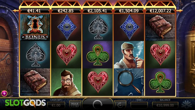Holmes and the Stolen Stones Slot - Screenshot 1