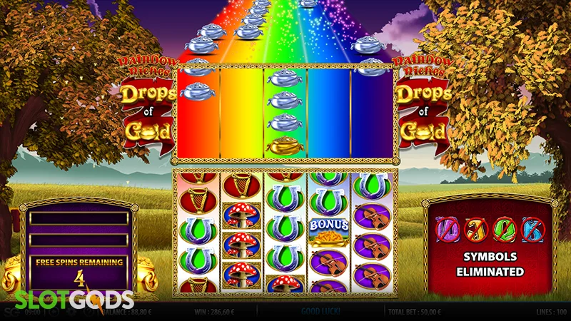 Rainbow Riches Drops of Gold Slot - Screenshot 2