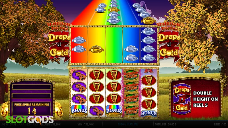 Rainbow Riches Drops of Gold Slot - Screenshot 4