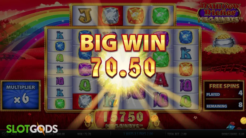 Rainbow Riches Megaways Slot - Screenshot 4