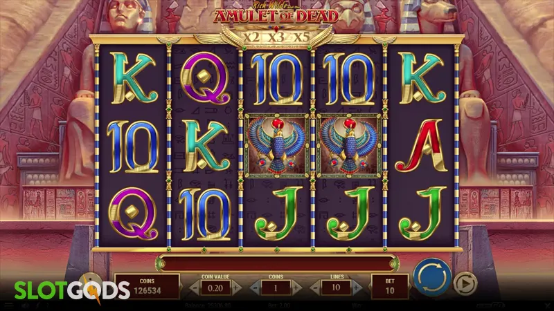 Rich Wilde and the Amulet of Dead Slot - Screenshot 